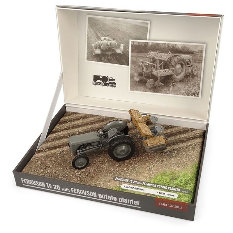 Ferguson TE-20 met Ferguson aardappelpoter Limited Edition 1000 stuks - 1:32
